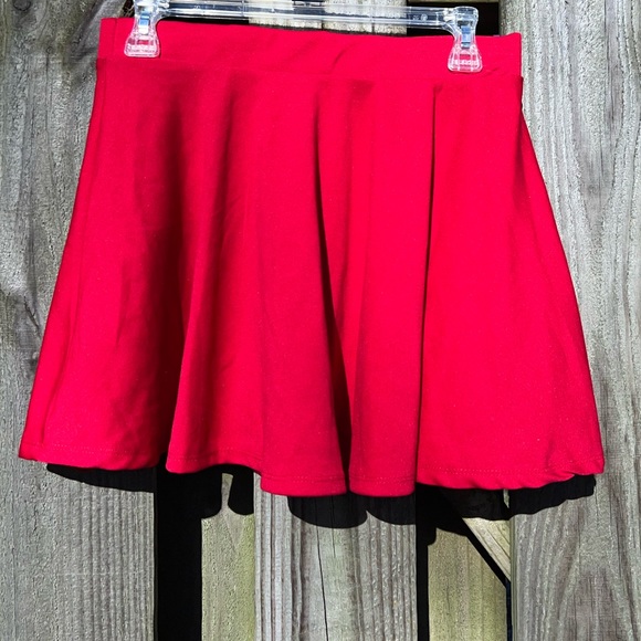 a'gaci Dresses & Skirts - A’Gaci red fit and flare skirt